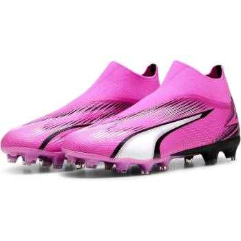 PUMA Футболни бутонки Puma Ultra Match Laceless Firm Ground Football Boots - Pink/White/Blk