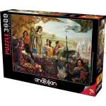 Anatolian Пъзел Anatolian от 3000 части - Ланселот и Гуиневир (P4929)