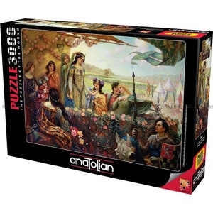 Anatolian Пъзел Anatolian от 3000 части - Ланселот и Гуиневир (P4929)