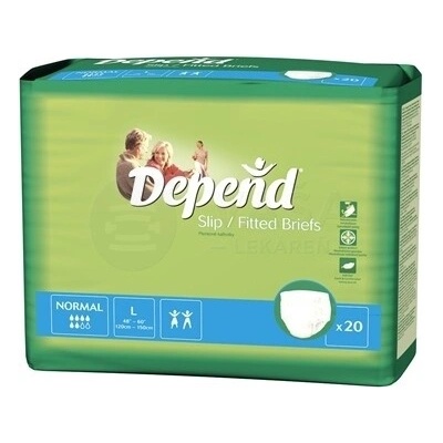Depend Slip Normal L Plienkové nohavičky zalepovacie 20 ks
