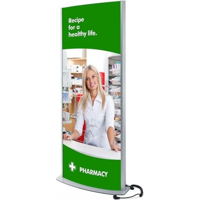 Jansen Display LED světelný totem Arcuato 700 x 2000 – Zboží Živě