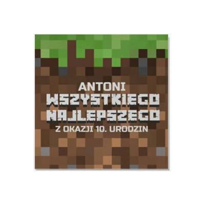 Fotopřání Pro něj: Pixely, 14x14 cm - 337721
