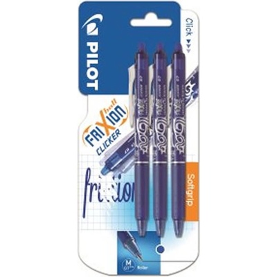 PILOT FriXion Clicker 07, BL 3ks modrá