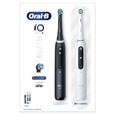Oral-B iO 5 Duo Black and White Elektrické kefky