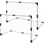 vidaXL Мини футболни врати за деца, 2 бр, 91, 5х48х61 см (90571)
