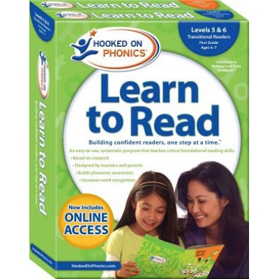 Hooked on Phonics Learn to Read - Levels 5&6 Complete, 3: Transitional Readers First Grade Ages 6-7