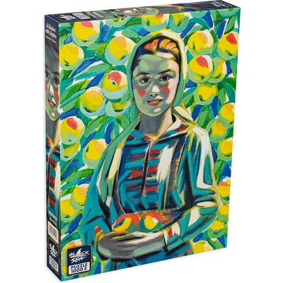 Пъзел Black Sea от 1000 части - Мома с ябълки, Владимир Димитров Майстора (TYPZ0006495N)