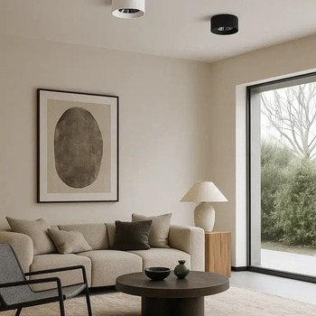 Led луничка burr rd - Полуоткрит Монтаж за Елегантен и Модерен Интериор (1033)