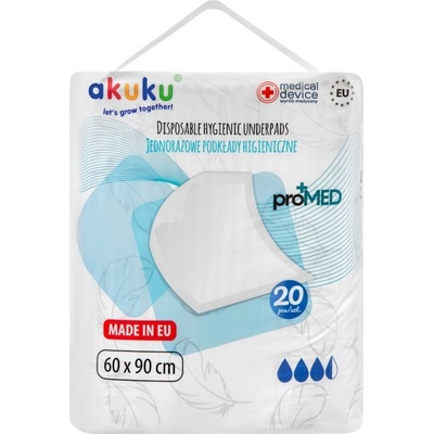 Akuku Jednorázová hygienická podložka proMED 60 x 90 20 ks