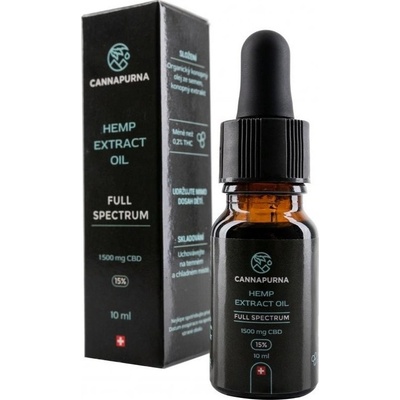 Fénixovy kapky CBD olej 15% bez aroma 10 ml