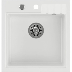 Quadron Вградена мивка Quadron Pop Peter 110, бяла, композитна, 50x52 см (HCQP5052BIK) Мивка за вграждане