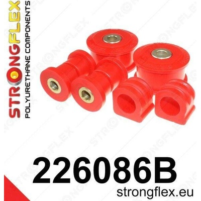 Audi S3 1999-2003 StrongFlex sestava silentbloků jen pro přední nápravu 6 ks – Hledejceny.cz