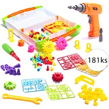 FunPlay FP8378 2 dielňa pre deti Malý kutil 181 ks