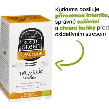 Royal GreenBio Kurkuma komplex 60 kapslí