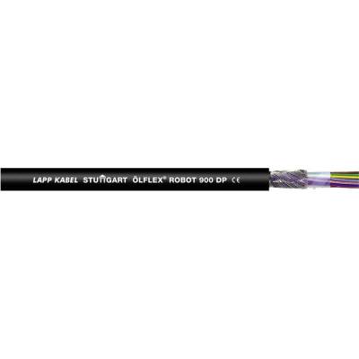 Lapp 28105/1000 kabel pro energetické řetězy ROBOT 900 DP 6 x 0.14 mm² černá 1000 m