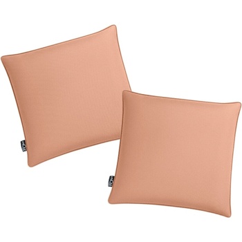 Textilomanie vankúš 2 ks CALINO hnedo oranžové 45x45