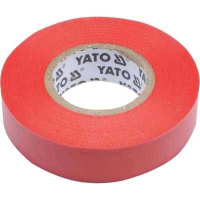 Yato Izolační páska PVC 15 mm x 20 m x 0,13 mm červená