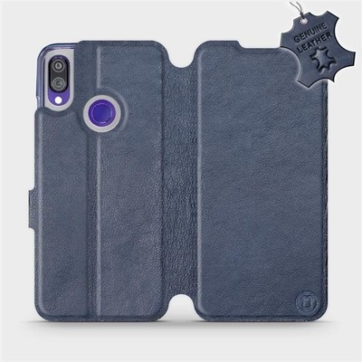 Pouzdro Mobiwear Luxusní flip Xiaomi Redmi Note 7 kožené Modré