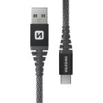 SWISSTEN Aramid Reinforced USB/USB-C 1, 5 m Цвят: тъмно сив