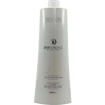 Revlon Color Protection Eksperience Blonde Grey Hair Clenser Shampoo pro blond vlasy 1000 ml
