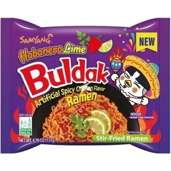 Samyang Buldak Habanero Lime pálivé ramen nudle s příchutí kuřete 135 g