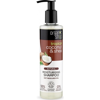 Organic Shop Kokos & Maslovník Hydratačný šampón 280 ml