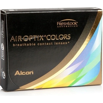 Alcon Air Optix colors Sterling Grey barevné měsíční dioptrické 2 čočky