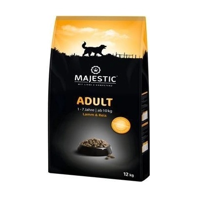 Majestic Dog Adult jehněčí a rýže 12 kg