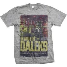 Dr. Who: Doctor Who & The Daleks tričko unisex šedé