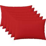 vidaXL Калъфка за възглавница 6 бр. HEERLEN Червено 50 x 75 cm Текстил (911576)