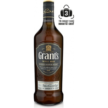 Grant's Smoky 40% 0,7 l (holá láhev)