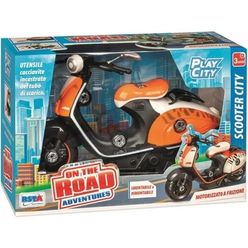 RSTA Скутер за сглобяване RS Toys - Vespa, оранжев/бял (12213 C)