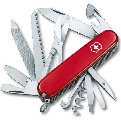 Victorinox nůž kapesní RANGER 91mm ČERVENÝ Barva: Červená