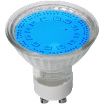 ELMARK Led ЛАМПА smd2835 3w gu10 230v 3000k СИНЯ (99led598)