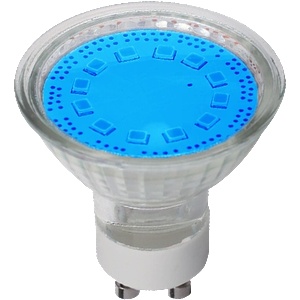 ELMARK Led ЛАМПА smd2835 3w gu10 230v 3000k СИНЯ (99led598)