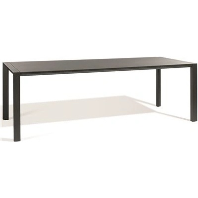 Diphano Hliníkový jídelní stůl Selecta, obdélníkový 226x90x75cm, rám hliník bílá (white), deska keramika bílá (white)