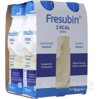 Fresubin 2 kcal Fibre Drink Vanilková príchuť 4x200 ml nutričný nápoj