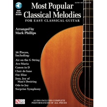 Most Popular Classical Melodies for Easy Classical Guitar + Audio Online / kytara + tabulatura