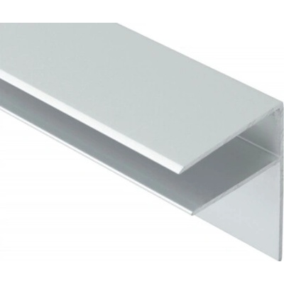 Covernit Ukončovací profil ALU-F ELOX 10 mm 10 x 6000 mm stříbrný, cena za bm