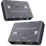 KingMa Двоен HDMI 2.1 Ultra HD 8K Bi-Directional Switcher превключвател