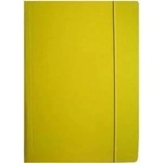 Ziemia Obiecana A4 briefcase with elastic band yellow