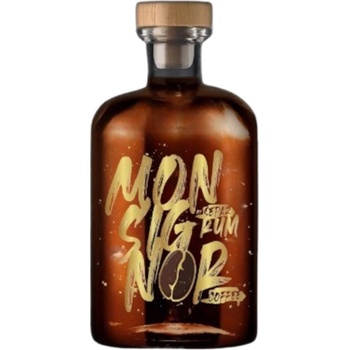 Monsignor Rum Coffee by Separ 40% 0,5 l (čístá fľaša)