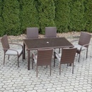 V-GARDEN Luxusní zahradní stolová sestava KAROLINA set 6