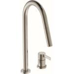 Ideal Standard Кухненски смесител с издърпващ се душ Ideal Standard Gusto 242 silver Silver Storm 2 вида струя (BD424GN)