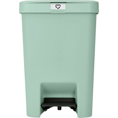 Brabantia Кош за боклук с педал Brabantia StepUp 1008484, 25 л, Екологични материали, Голям отвор, Светлозелен (1008484)