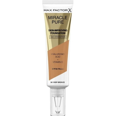 Max Factor Miracle Pure Skin dlouhotrvající make-up SPF30 82 Deep Bronze 30 ml