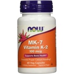 NOW MK-7 Vitamin K-2, 100 mcg, Витамин K-2, 60 Дражета (NF0992)