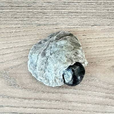 Nefertitis Obsidián Apačská slza v matrixu USA 54 NF64426 - cca 2 cm, 50,8 g
