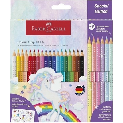 Faber Castell farbičky Grip 2001 Unicorn 24 + nálepky