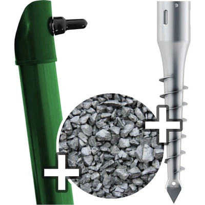 Sada Vzpěra Damiplast®; 38/1,25 + Štěrk + Vrut Výška (mm): 1000